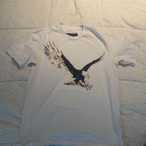 White mens small eagle shirt from rag and bone